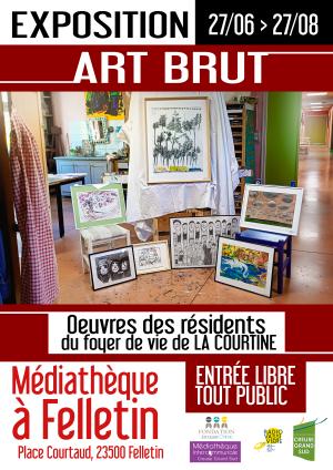 Affiche expo art brut