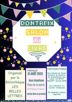salon du livre Dontreix