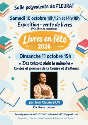 affiches livres en fête