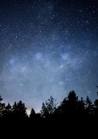 carousel de la nuit aux étoiles d'été
